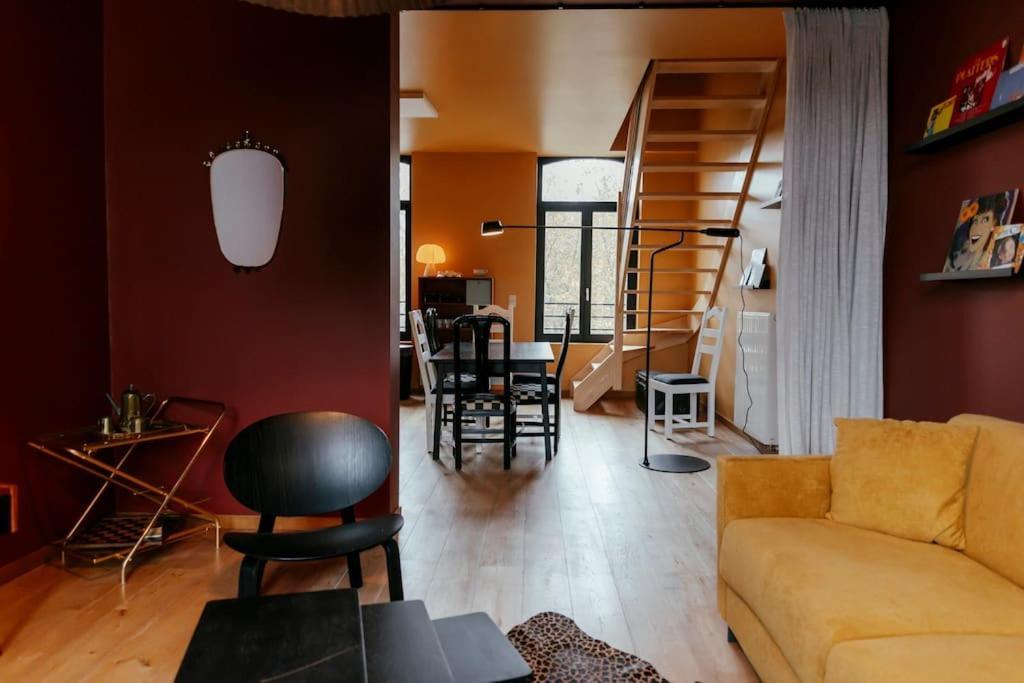 Le Retro Chic - Grand Duplex Pour 6 Dans Le Centre Liège Exterior foto
